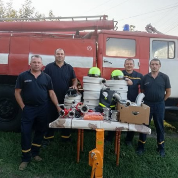 Тишківська місцева пожежна команда отримала від Громадської спілки «Пожежні-рятувальники України» благодійну допомогу