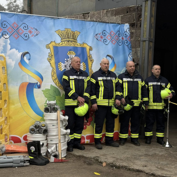 У селищі  Калинівка, відбулося урочисте відкриття місцевої пожежної команди