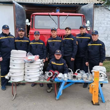 Місцева пожежна охорона Добровеличківської селищної ради отримала нове пожежно-технічне обладнання